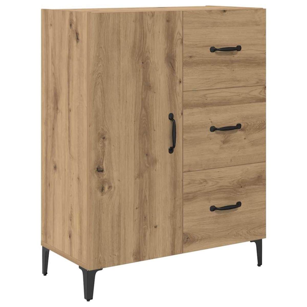 vidaXL Highboard Artisan Oak 69,5 x 34 x 180 εκ. Επεξεργασμένο Ξύλο