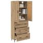 vidaXL Highboard 2 τμχ. Artisan Oak 69,5 x 34 x 180 εκ.
