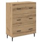 vidaXL Highboard 2 τμχ. Artisan Oak 69,5 x 34 x 180 εκ.