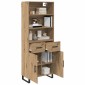 vidaXL Highboard 2 τμχ. Artisan Oak 69,5 x 34 x 180 εκ.