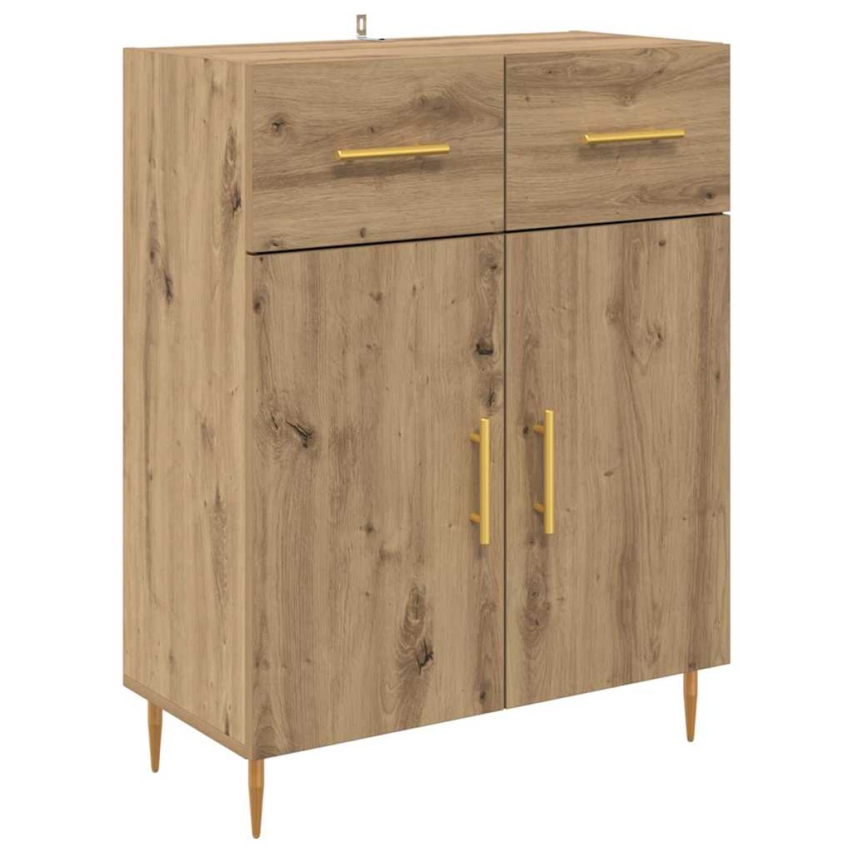 vidaXL Highboard Artisan Oak 69,5 x 34 x 180 εκ. Επεξεργασμένο Ξύλο