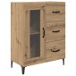 vidaXL Highboard Artisan Oak 69,5 x 34 x 180 εκ. Επεξεργασμένο Ξύλο