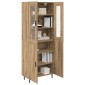 vidaXL Highboard 2 τμχ. Artisan Oak 69,5 x 34 x 180 εκ.