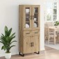 vidaXL Highboard 2 τμχ. Artisan Oak 69,5 x 34 x 180 εκ.