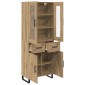 vidaXL Highboard 2 τμχ. Artisan Oak 69,5 x 34 x 180 εκ.