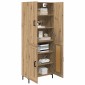 vidaXL Highboard Artisan Oak 69,5 x 34 x 180 εκ. Επεξεργασμένο Ξύλο