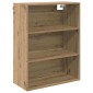 vidaXL Highboard Artisan Oak 69,5 x 34 x 180 εκ. Επεξεργασμένο Ξύλο