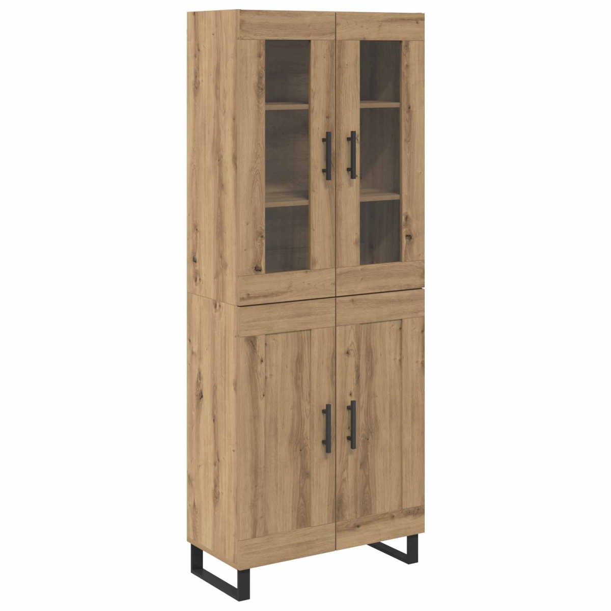 vidaXL Highboard 2 τμχ. Artisan Oak 69,5 x 34 x 180 εκ.