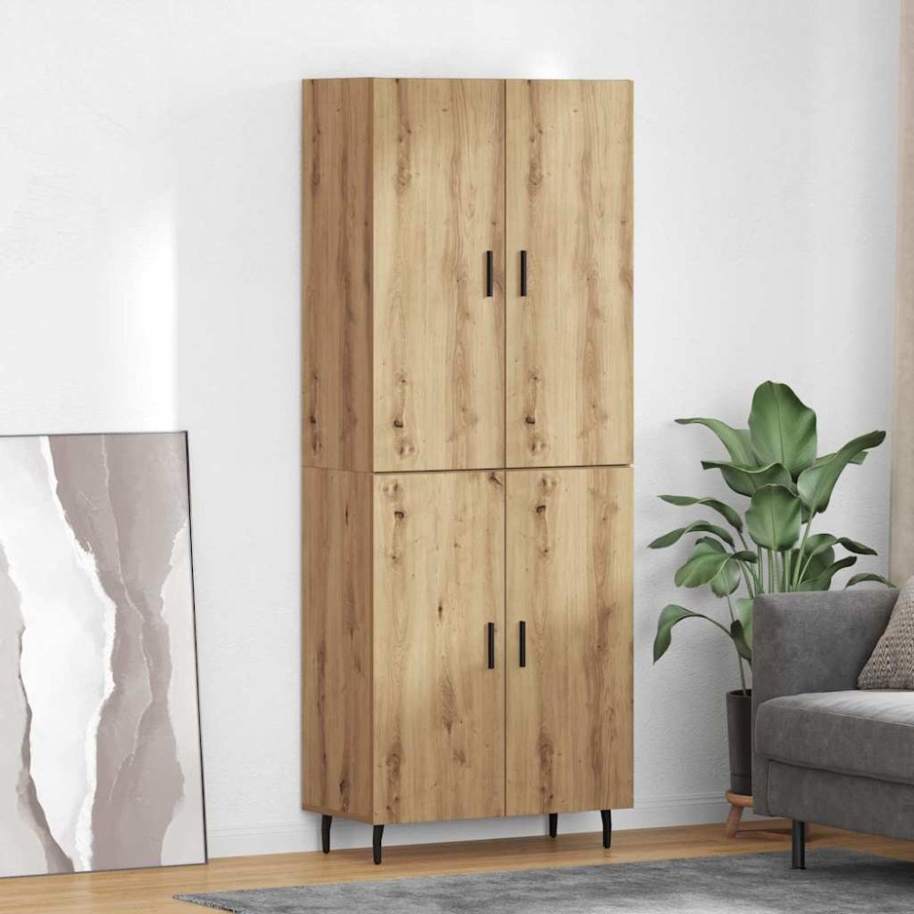 vidaXL Highboard 2 τμχ. Artisan Oak 69,5 x 34 x 180 εκ.
