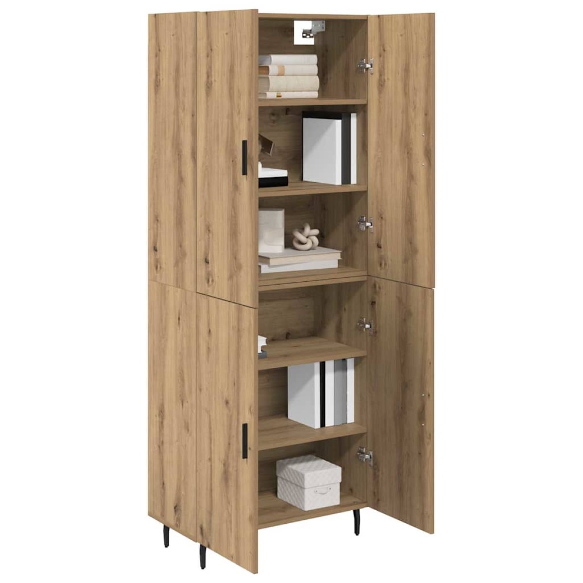 vidaXL Highboard 2 τμχ. Artisan Oak 69,5 x 34 x 180 εκ.