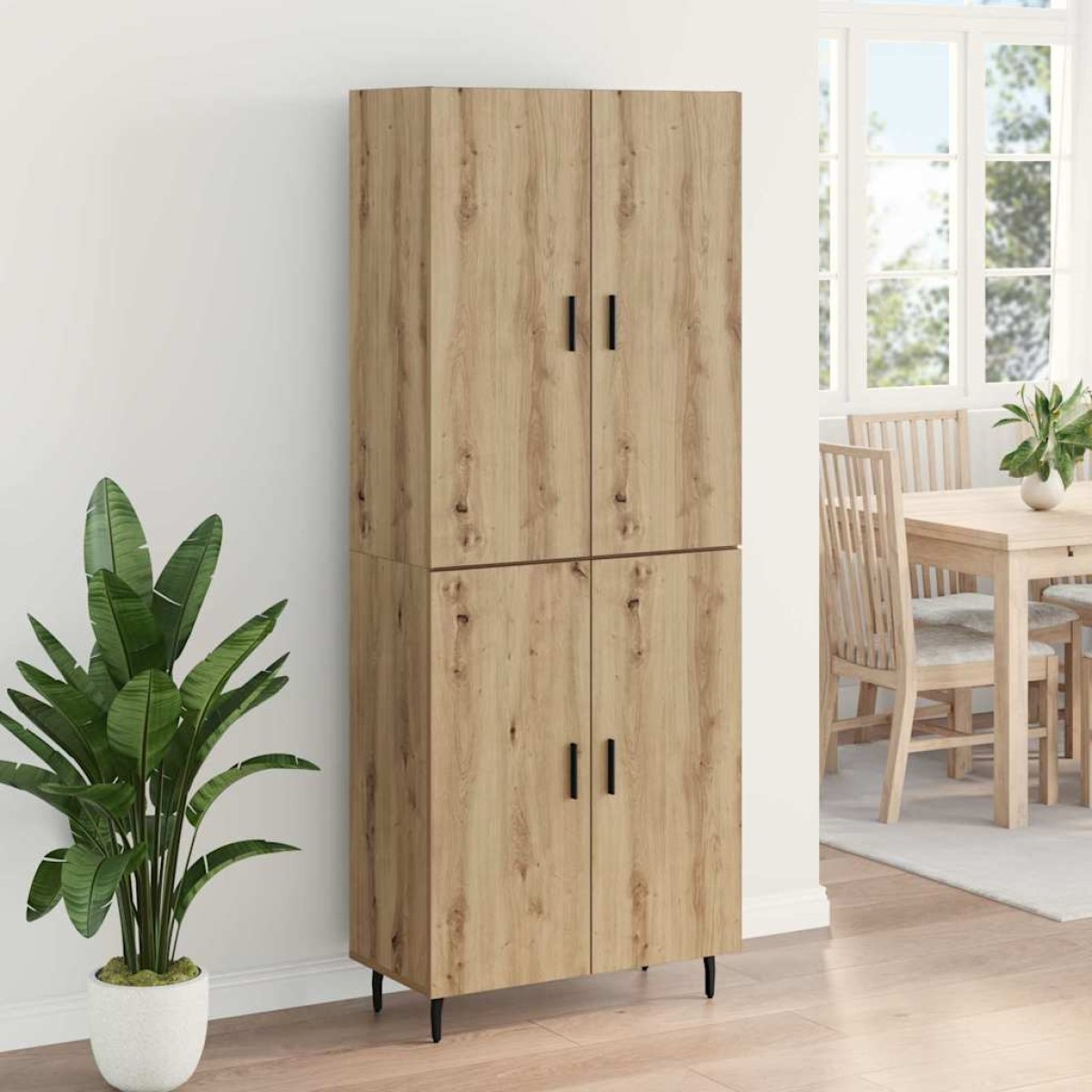 vidaXL Highboard 2 τμχ. Artisan Oak 69,5 x 34 x 180 εκ.