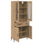 vidaXL Highboard Artisan Oak 69,5 x 34 x 180 εκ. Επεξεργασμένο Ξύλο