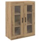 vidaXL Highboard Artisan Oak 69,5 x 34 x 180 εκ. Επεξεργασμένο Ξύλο