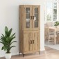 vidaXL Highboard 2 τμχ. Artisan Oak 69,5 x 34 x 180 εκ.