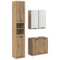 vidaXL Σετ Ντουλαπιών Μπάνιου 3 τεμ. Artisan Oak Επεξεργασμένο Ξύλο