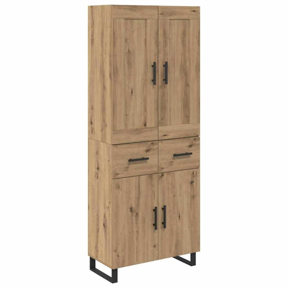 vidaXL Highboard 2 τμχ. Artisan Oak 69,5 x 34 x 180 εκ.