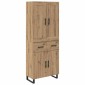 vidaXL Highboard 2 τμχ. Artisan Oak 69,5 x 34 x 180 εκ.
