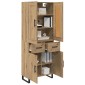 vidaXL Highboard 2 τμχ. Artisan Oak 69,5 x 34 x 180 εκ.