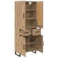 vidaXL Highboard 2 τμχ. Artisan Oak 69,5 x 34 x 180 εκ.
