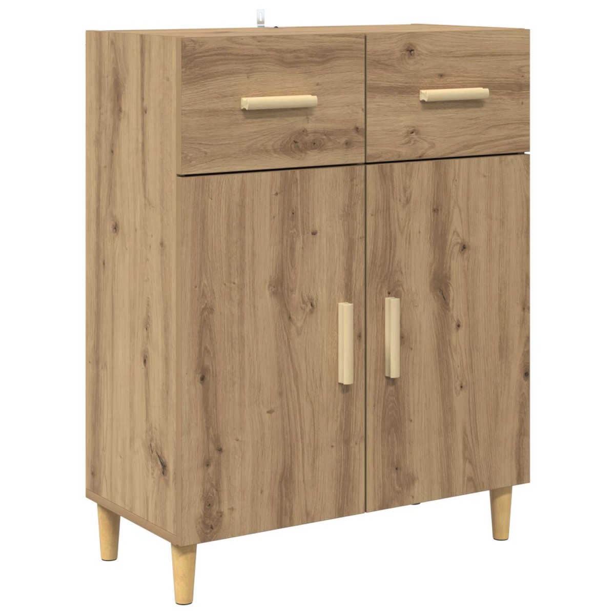 vidaXL Highboard Artisan Oak 69,5 x 34 x 180 εκ. Επεξεργασμένο Ξύλο