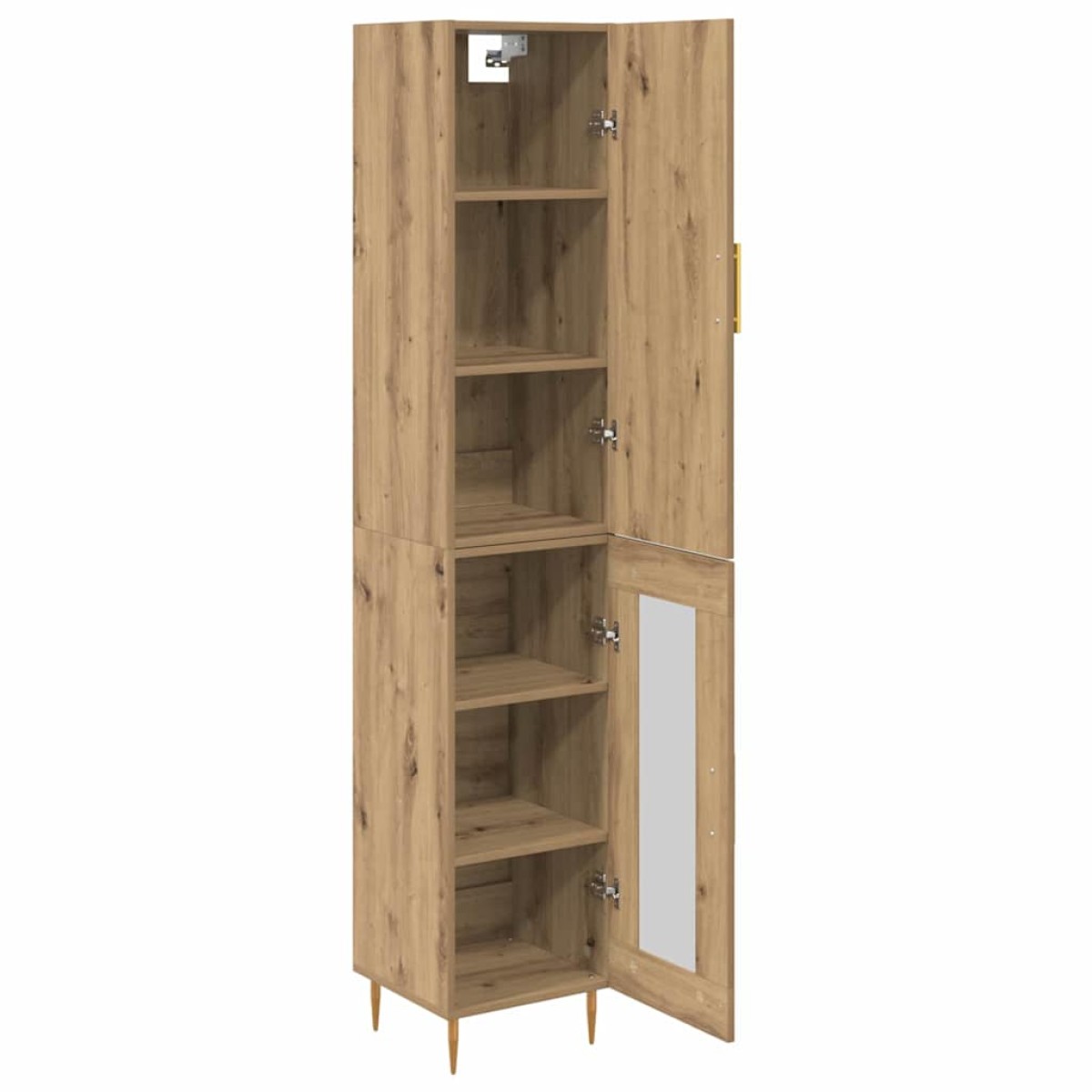 vidaXL Highboard 2 τμχ. Artisan Oak 34,5 x 34 x 180 εκ.