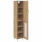 vidaXL Highboard 2 τμχ. Artisan Oak 34,5 x 34 x 180 εκ.