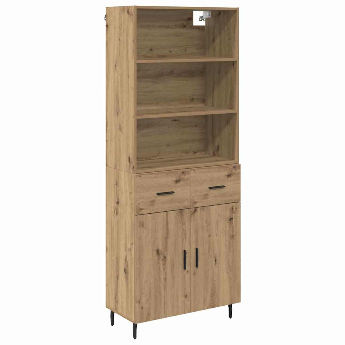 vidaXL Highboard 2 τμχ. Artisan Oak 69,5 x 32,5 x 180 εκ