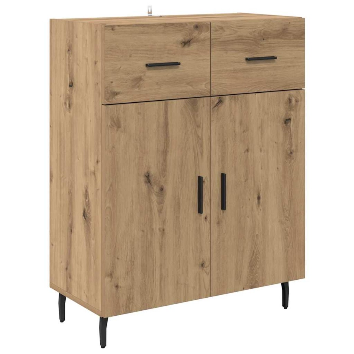 vidaXL Highboard 2 τμχ. Artisan Oak 69,5 x 32,5 x 180 εκ