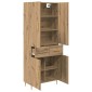 vidaXL Highboard Artisan Oak 69,5 x 34 x 180 εκ. Επεξεργασμένο Ξύλο