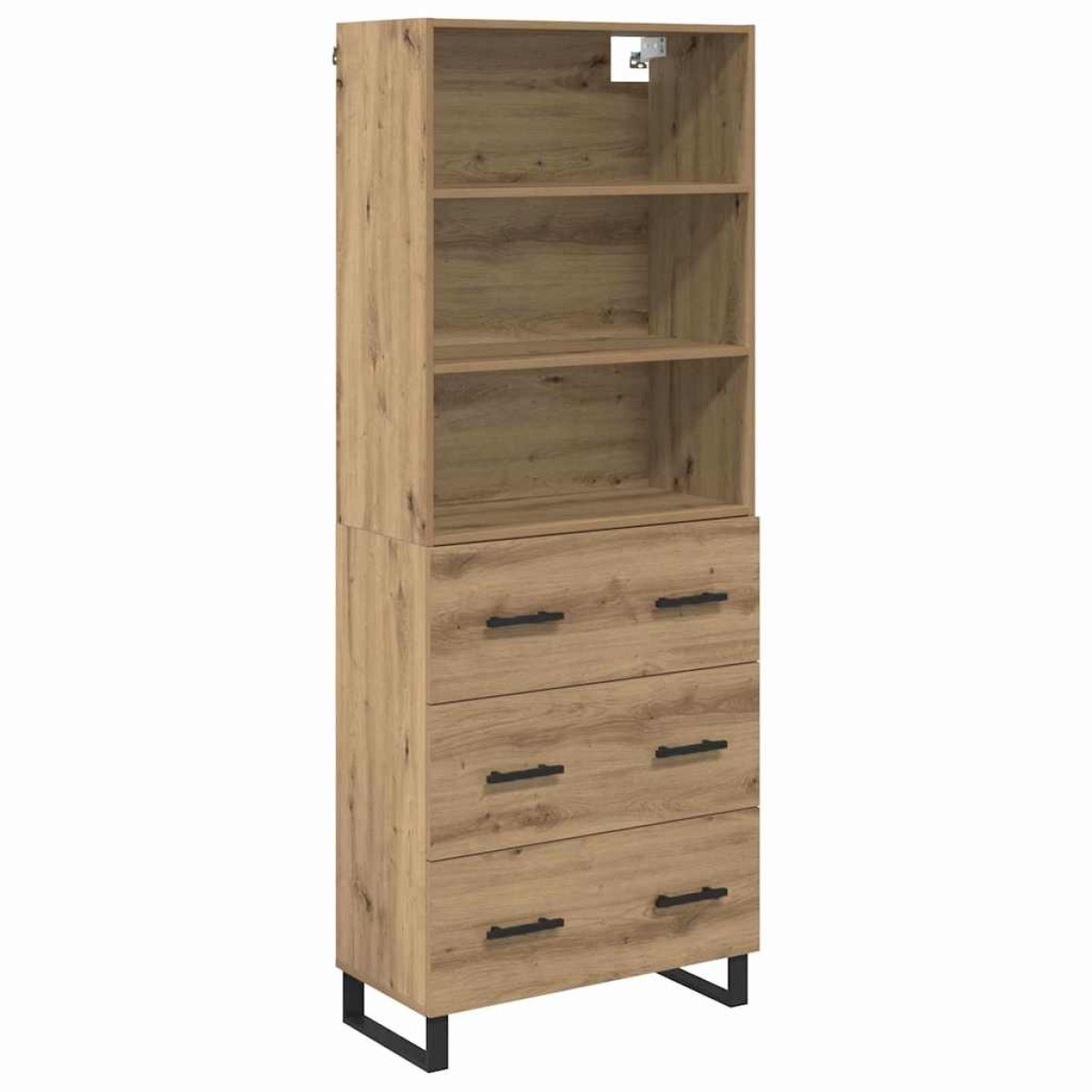 vidaXL Highboard 2 τμχ. Artisan Oak 69,5 x 34 x 180 εκ.