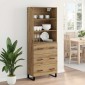vidaXL Highboard 2 τμχ. Artisan Oak 69,5 x 34 x 180 εκ.