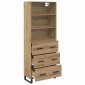 vidaXL Highboard 2 τμχ. Artisan Oak 69,5 x 34 x 180 εκ.