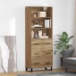 vidaXL Highboard 2 τμχ. Artisan Oak 69,5 x 34 x 180 εκ.