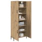 vidaXL Highboard Artisan Oak 69,5 x 34 x 180 εκ. Επεξεργασμένο Ξύλο