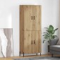 vidaXL Highboard Artisan Oak 69,5 x 34 x 180 εκ. Επεξεργασμένο Ξύλο