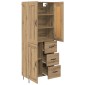 vidaXL Highboard Artisan Oak 69,5 x 34 x 180 εκ. Επεξεργασμένο Ξύλο