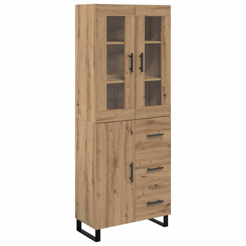 vidaXL Highboard 2 τμχ. Artisan Oak 69,5 x 34 x 180 εκ.