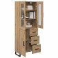 vidaXL Highboard 2 τμχ. Artisan Oak 69,5 x 34 x 180 εκ.