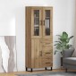 vidaXL Highboard 2 τμχ. Artisan Oak 69,5 x 34 x 180 εκ.