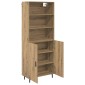 vidaXL Highboard 2 τμχ. Artisan Oak 69,5 x 32,5 x 180 εκ