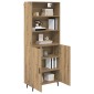 vidaXL Highboard 2 τμχ. Artisan Oak 69,5 x 32,5 x 180 εκ