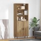 vidaXL Highboard 2 τμχ. Artisan Oak 69,5 x 32,5 x 180 εκ