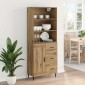 vidaXL Highboard 2 τμχ. Artisan Oak 69,5 x 32,5 x 180 εκ
