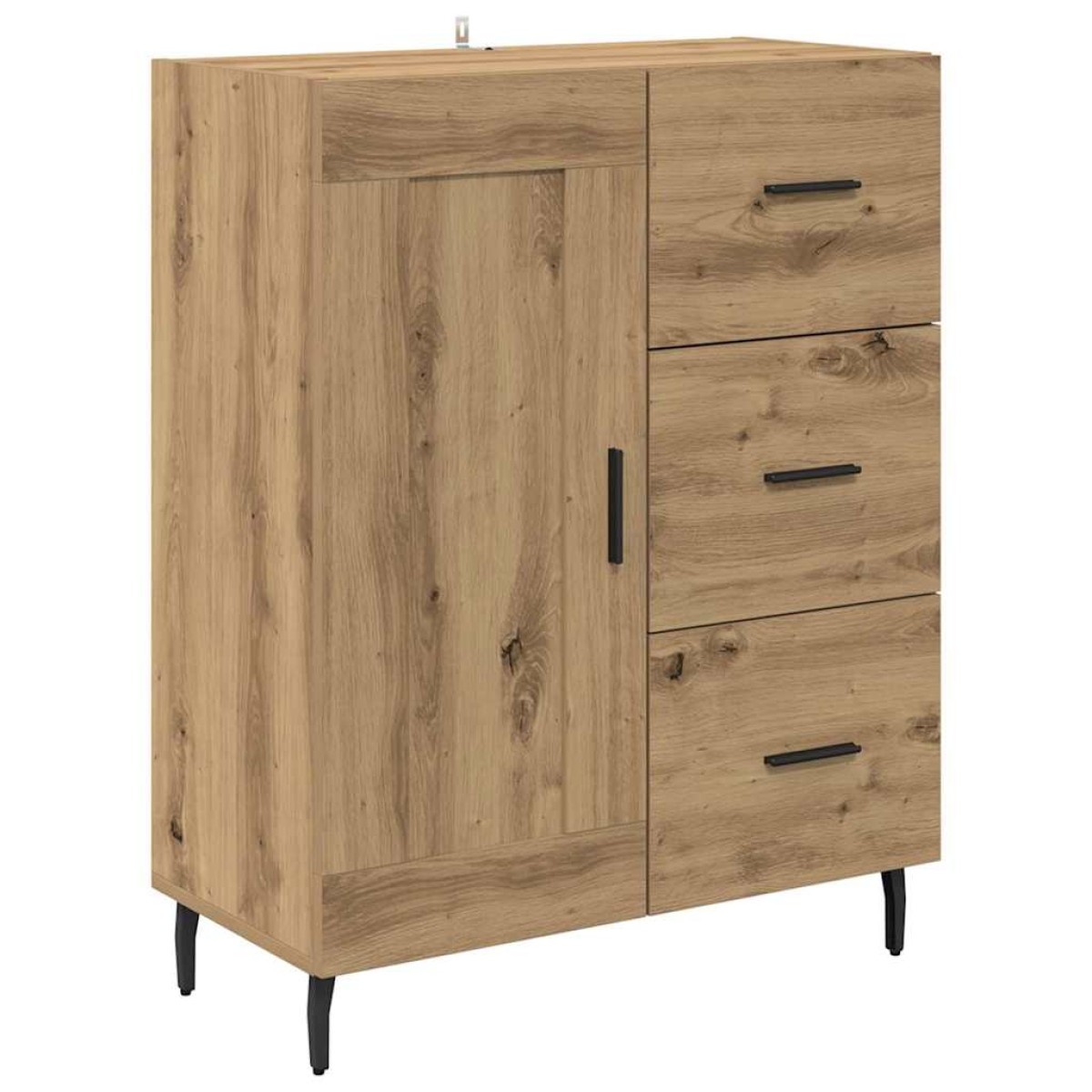 vidaXL Highboard 2 τμχ. Artisan Oak 69,5 x 32,5 x 180 εκ