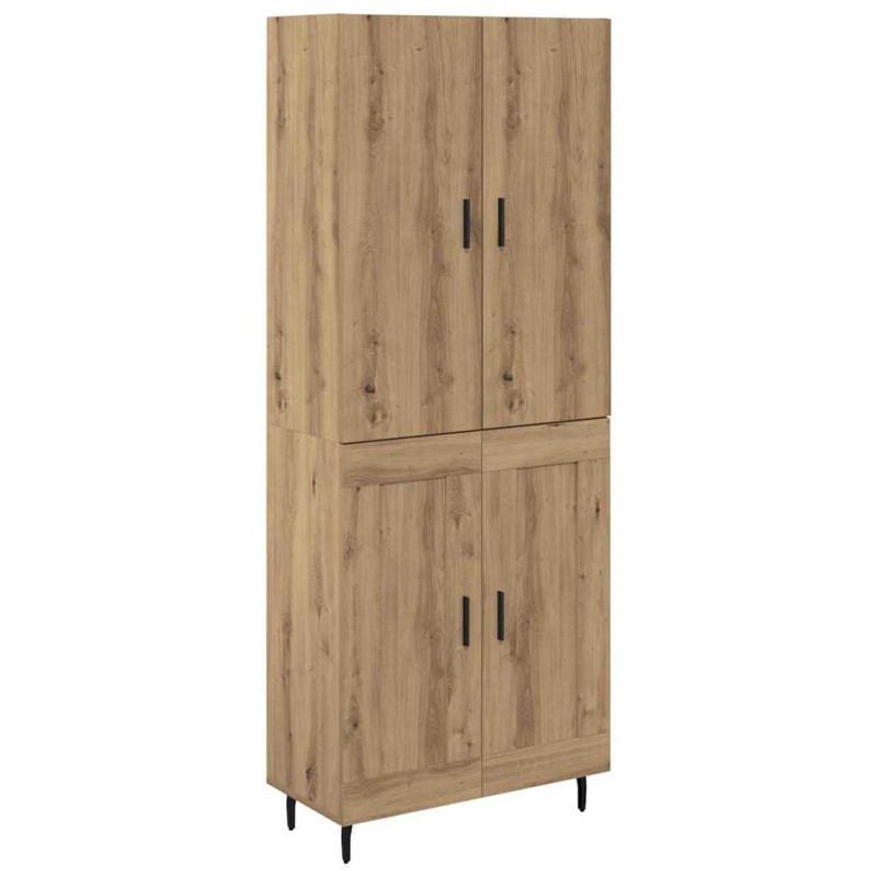 vidaXL Highboard 2 τμχ. Artisan Oak 69,5 x 34 x 180 εκ.