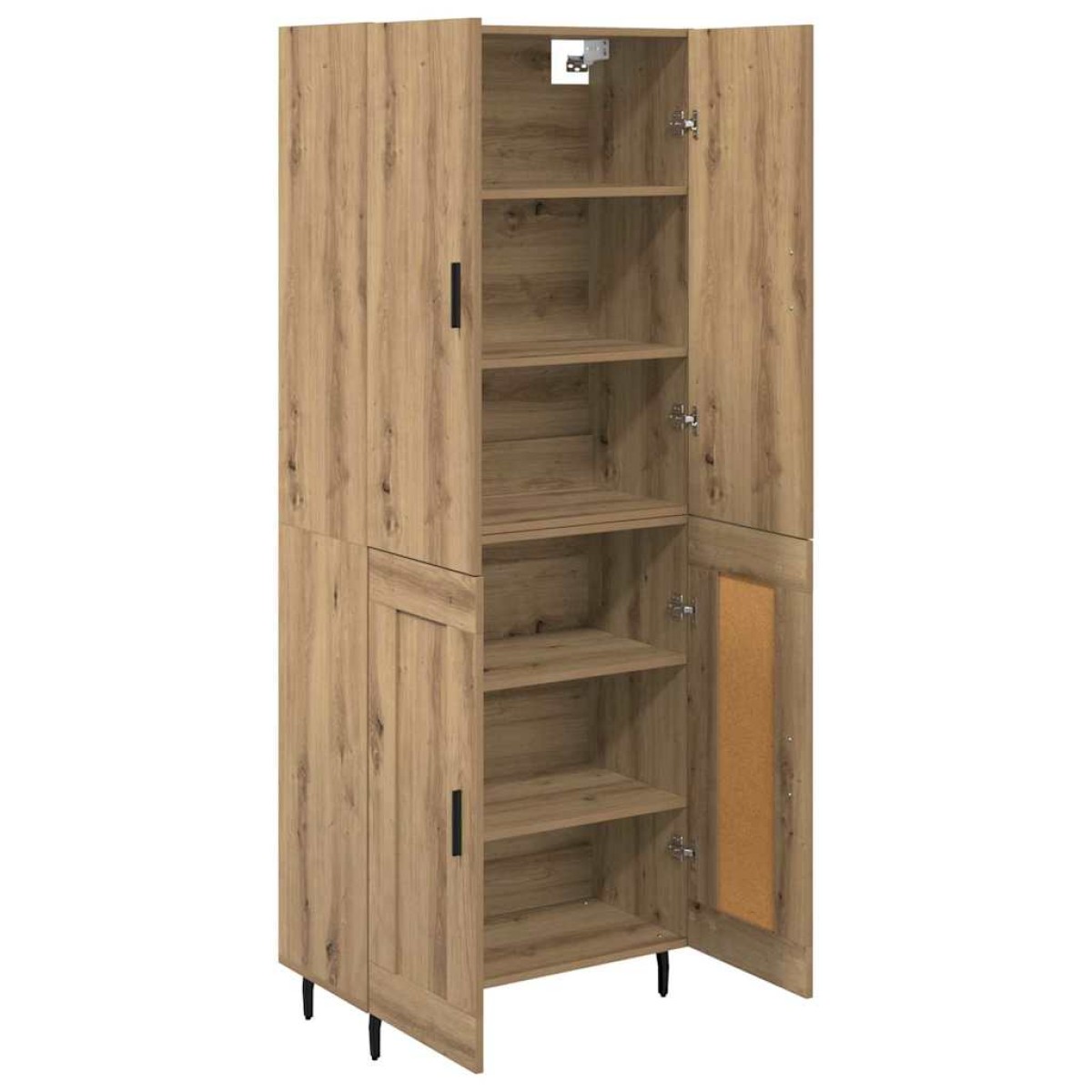 vidaXL Highboard 2 τμχ. Artisan Oak 69,5 x 34 x 180 εκ.