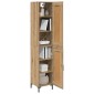 vidaXL Highboard Artisan Oak 34,5 x 34 x 180 εκ. Επεξεργασμένο Ξύλο