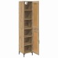 vidaXL Highboard Artisan Oak 34,5 x 34 x 180 εκ. Επεξεργασμένο Ξύλο