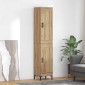 vidaXL Highboard Artisan Oak 34,5 x 34 x 180 εκ. Επεξεργασμένο Ξύλο