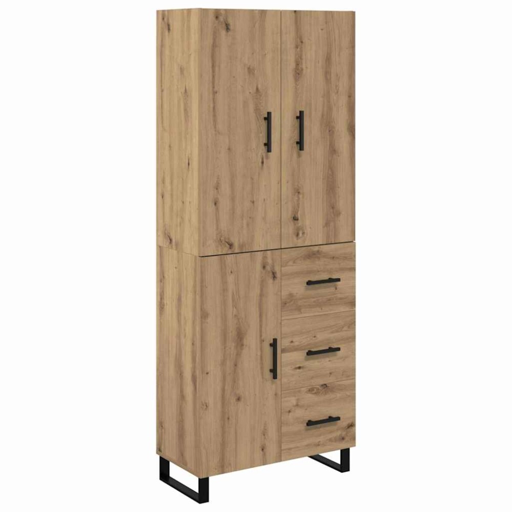 vidaXL Highboard 2 τμχ. Artisan Oak 69,5 x 34 x 180 εκ.